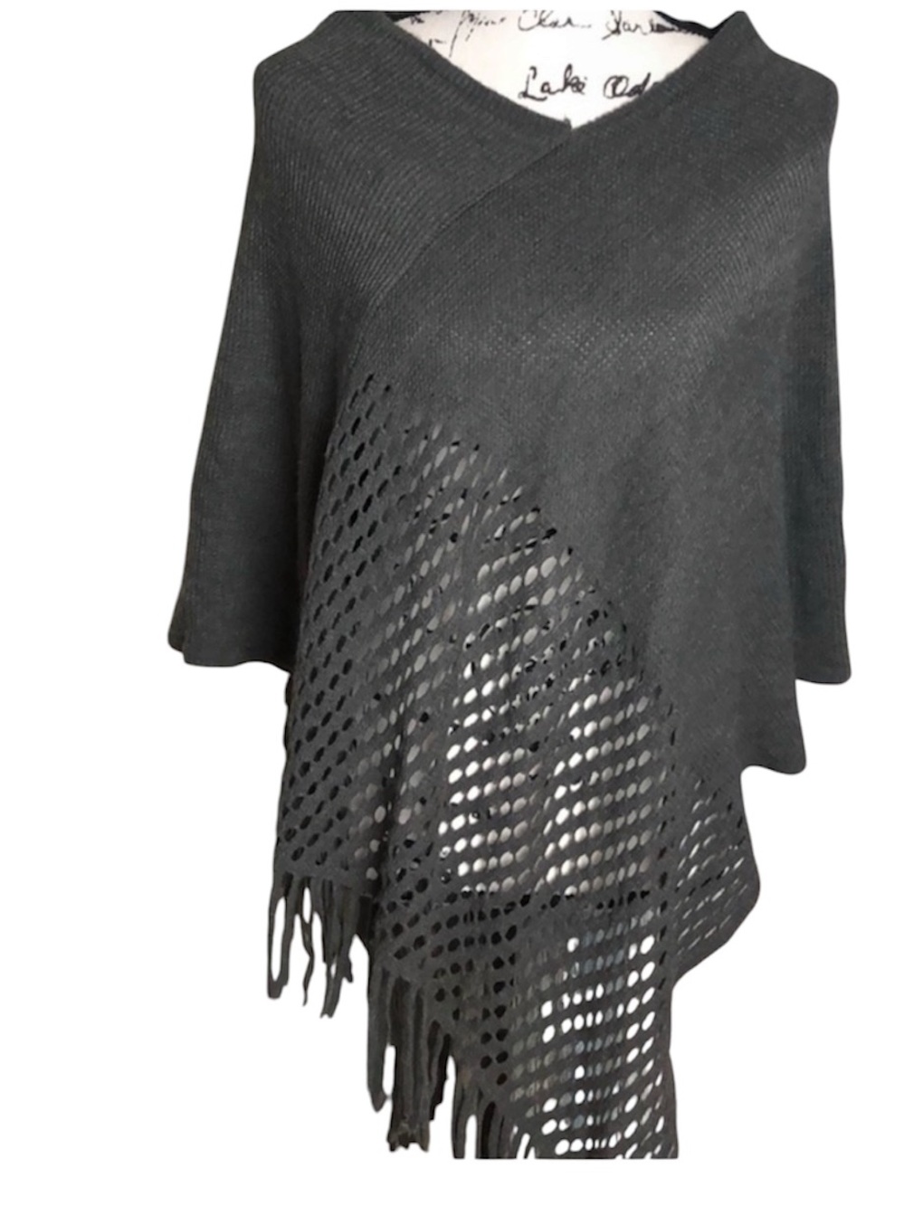 Boho Style Poncho Size M
